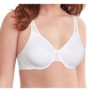 Brand New Bali Women's Size 40DDD White Passion Seamless Underwire Bra